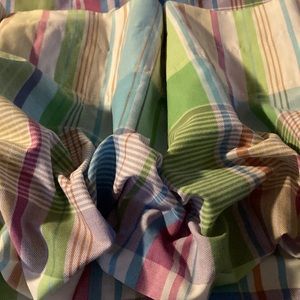 Valance Ballon Style Multi Pastel Color with Sham good used condition